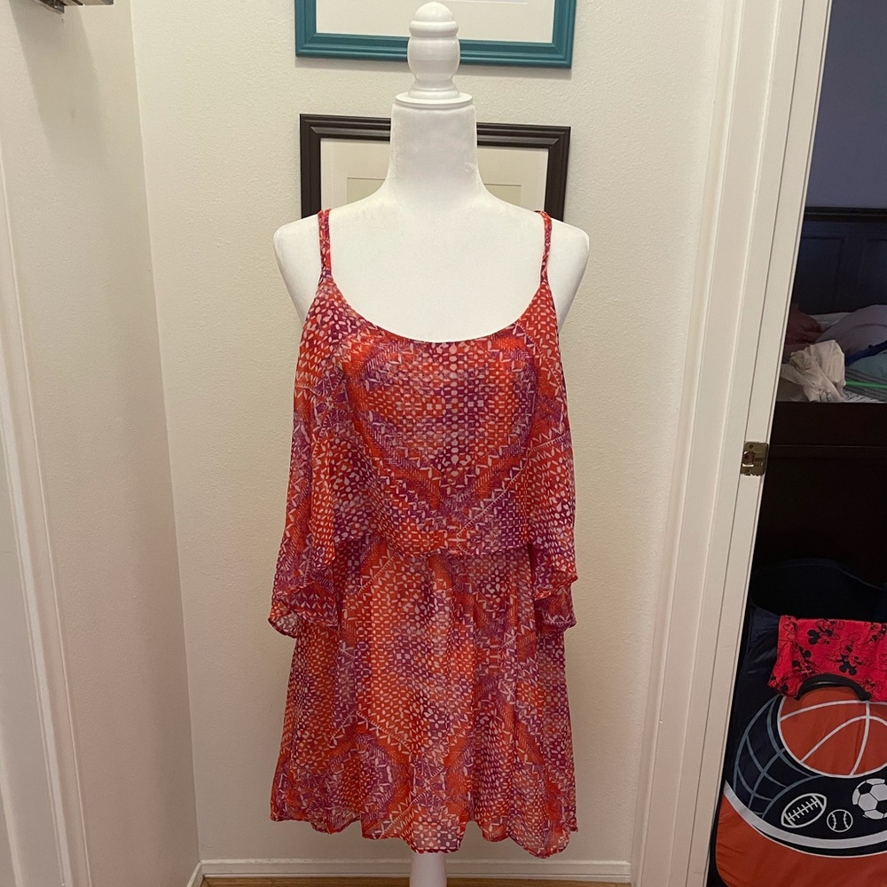 Ecote’ for Urban Outfitters, size L, orange/purple/white